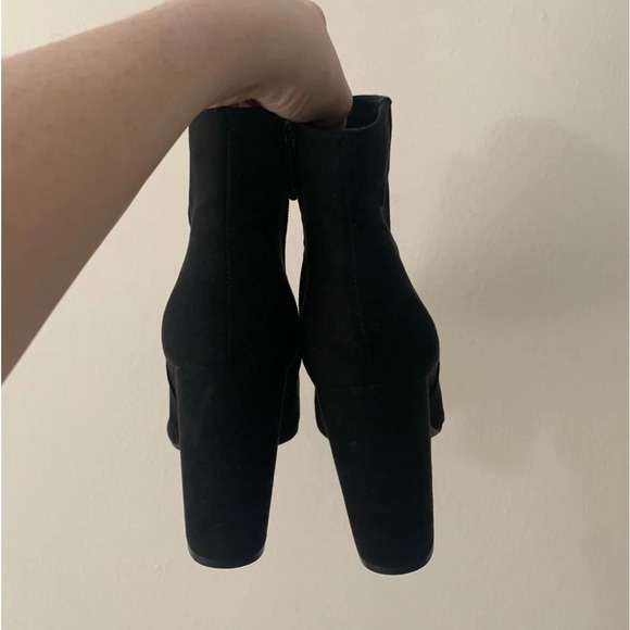 Shoe Dazzle Rosamund Block Heeled Booties - Picture 4 of 7